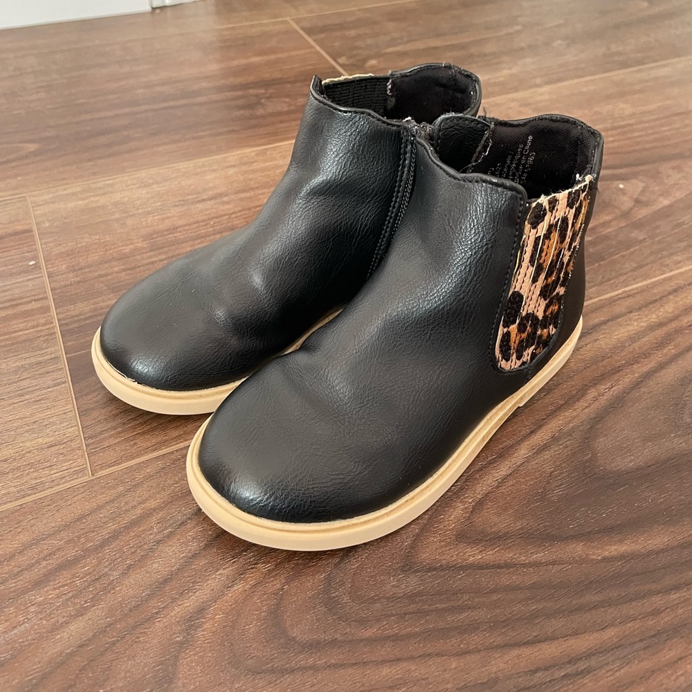 Toddler Girl Leopard Booties